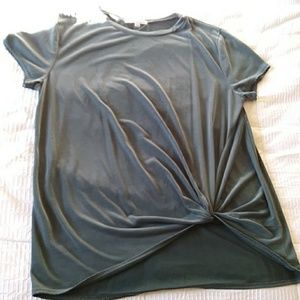 Short sleeve dressy business top